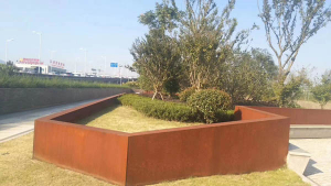 新州镇耐候钢挡土墙